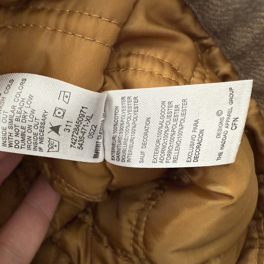 Nike 6.0‎ Hooded Jacket Women XL Green Plaid Sherpa Collar Quilted Lining - Picture 11 of 15